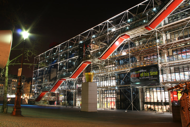 Centre Pompidou at Night