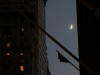 Flagpoles and Moon
